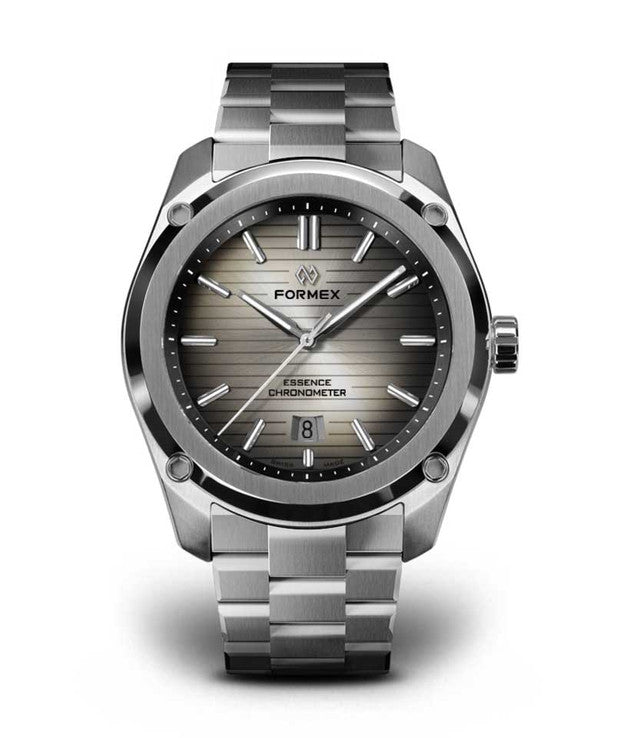 FORMEX 鋒美時 ESSENCE 39mm 自動機械錶 煙燻面鋼鏈 台灣總代理公司貨