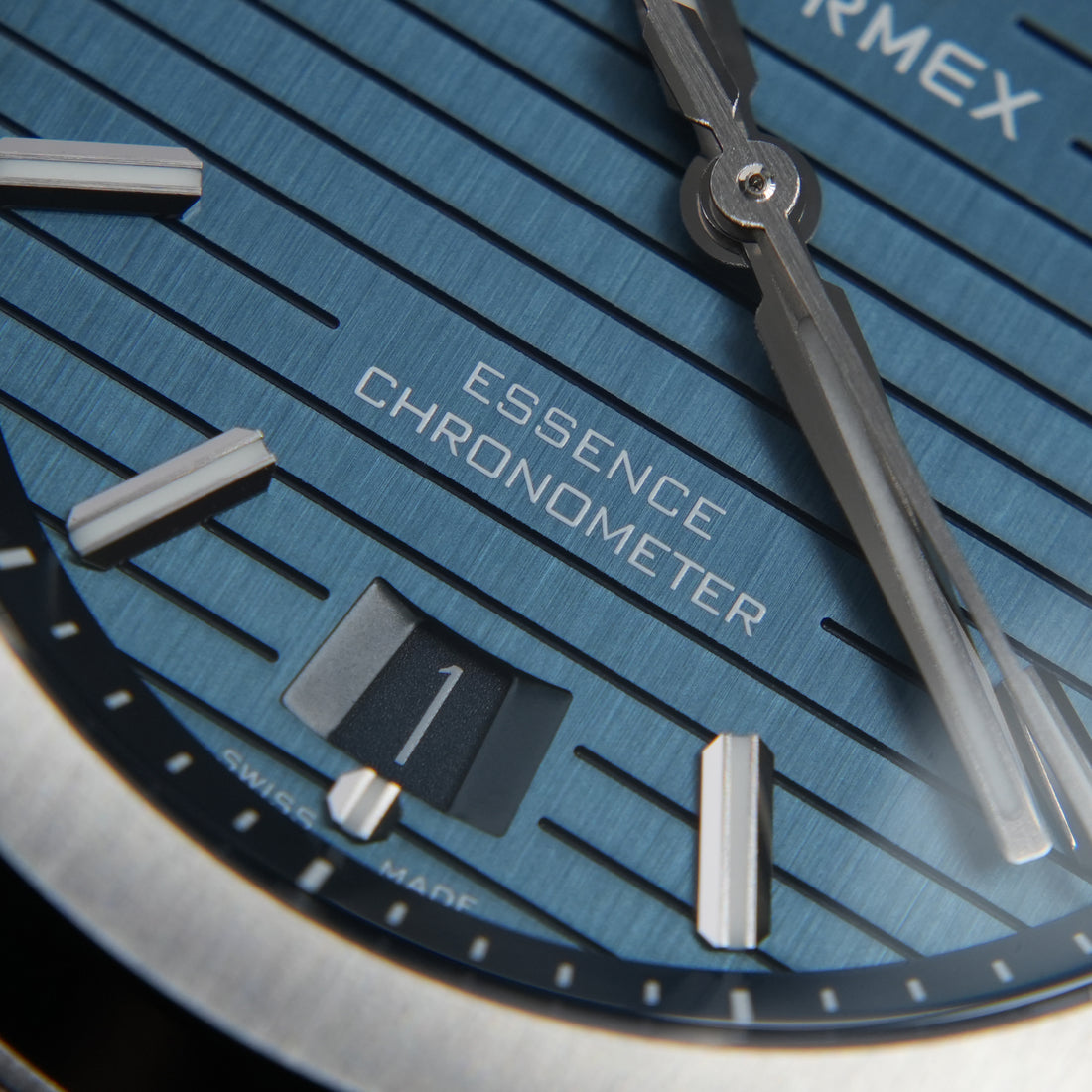 FORMEX 鋒美時 ESSENCE 39mm 自動機械錶 藍面鋼鏈 台灣總代理公司貨