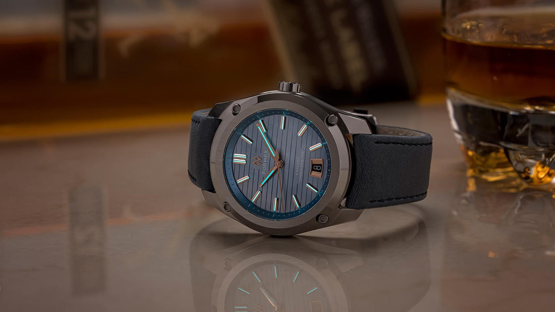 FORMEX 鋒美時 ESSENCE 39mm 自動機械錶 天空藍珍珠母貝面鋼鏈 台灣總代理公司貨