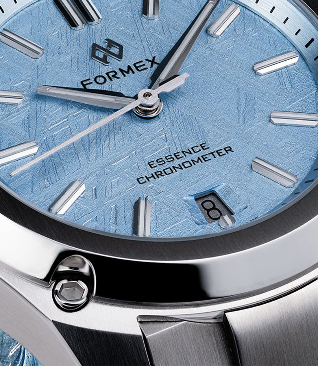 FORMEX 鋒美時 ESSENCE 39mm 自動機械錶 冰藍隕石特別版 台灣總代理公司貨