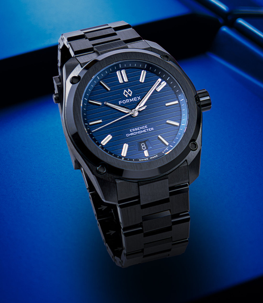 FORMEX 鋒美時 ESSENCE CERAMICA 自動上鍊 COSC 認證 「藍面」 41 毫米 台灣總代理公司貨